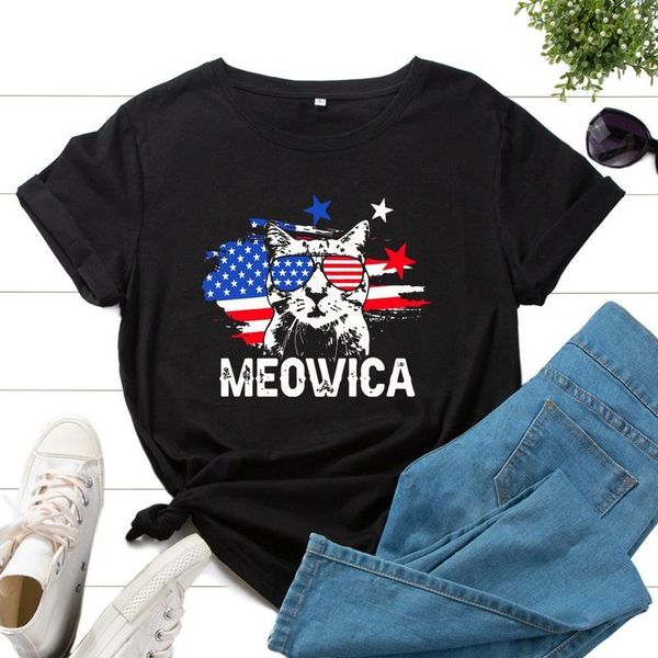 women's t-shirt women cotton 100% tshirts summer plus size short sleeve cat letter print female graphic casual daily streetwear o-neck, White
women's t-shirt women cotton 100% tshirts summer plus size short sleeve cat letter print female graphic casual daily streetwear o-neck, White