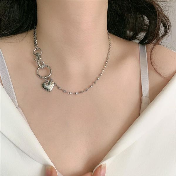 pendant necklaces u-magical high street asymmetric love heart necklace for women hiphop circle chunky chain round beads jewelry, Silver
pendant necklaces u-magical high street asymmetric love heart necklace for women hiphop circle chunky chain round beads jewelry, Silver