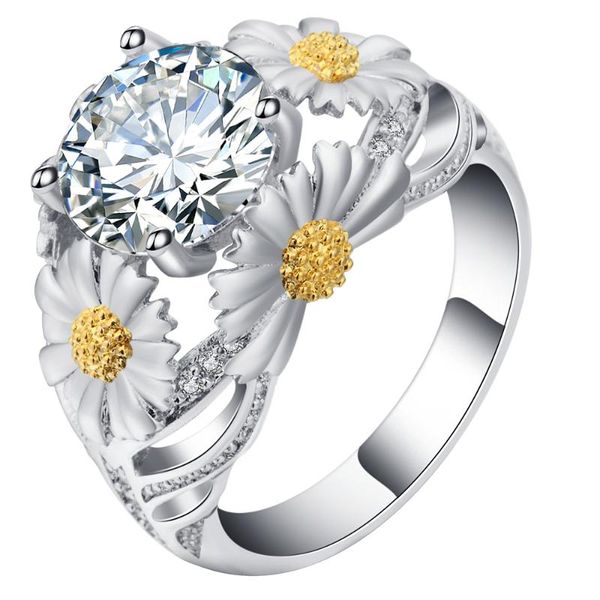 wedding rings white daisy flower ring female bijoux zircon bands pave crystal engagement for women luxury jewelry drop ship, Slivery;golden
wedding rings white daisy flower ring female bijoux zircon bands pave crystal engagement for women luxury jewelry drop ship, Slivery;golden