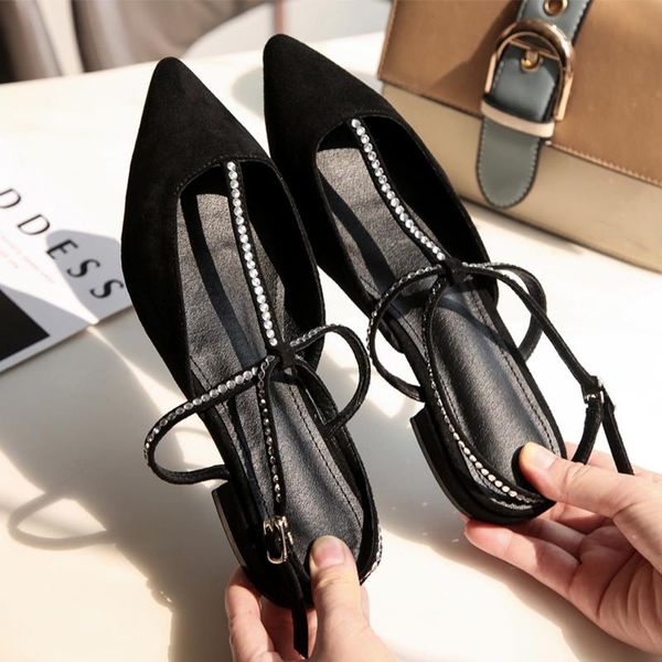 pointed toe crystal beading gladiator sandals women flat heel t-strap summer shoes mules sandale plate femme rhinestone slids289, Black
pointed toe crystal beading gladiator sandals women flat heel t-strap summer shoes mules sandale plate femme rhinestone slids289, Black