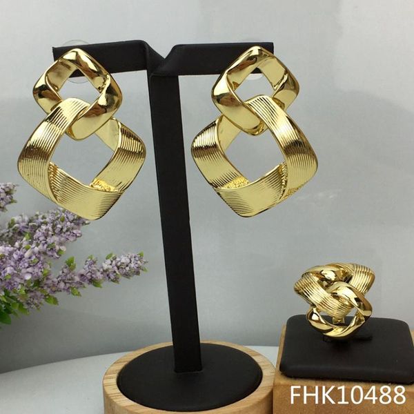 earrings & necklace yuminglai fhk10488 russian elegant classic design trendy2pcs luxury jewelry sets ring, Silver
earrings & necklace yuminglai fhk10488 russian elegant classic design trendy2pcs luxury jewelry sets ring, Silver