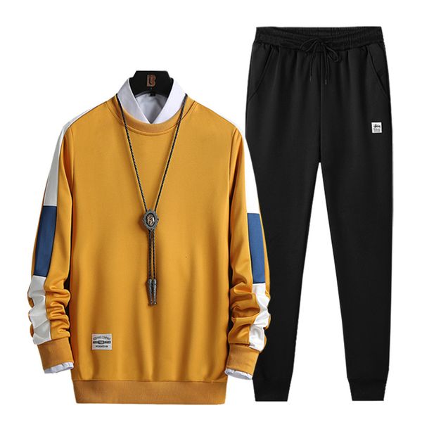 mens sweater spring and autumn leisure sports suit men's trend versatile long sleeved sweater coat large youth class two-piece set, Black
mens sweater spring and autumn leisure sports suit men's trend versatile long sleeved sweater coat large youth class two-piece set, Black