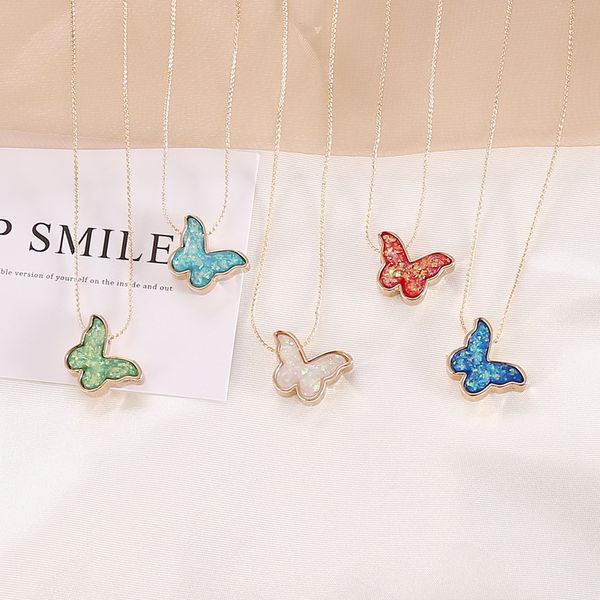 factory wholesale jewelry multicolor butterfly women's personality simple fashion creative necklace n682 party gift
factory wholesale jewelry multicolor butterfly women's personality simple fashion creative necklace n682 party gift