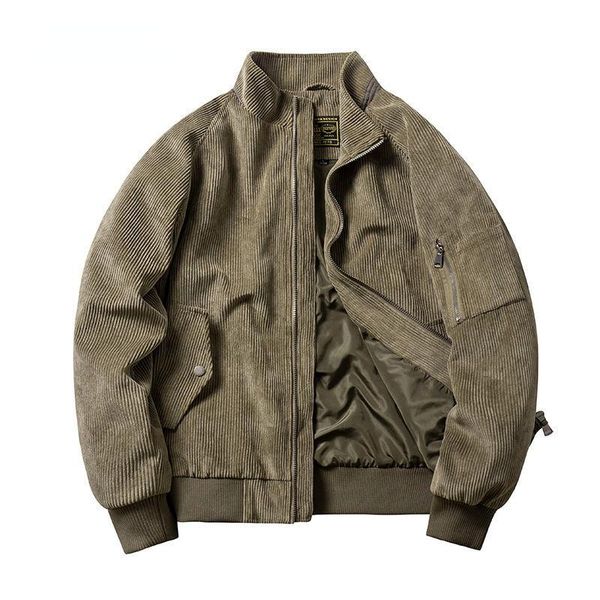 men's jackets corduroy coat men's mature and stable retro frock baseball collar striped jacket in spring autumn, Black;brown
men's jackets corduroy coat men's mature and stable retro frock baseball collar striped jacket in spring autumn, Black;brown