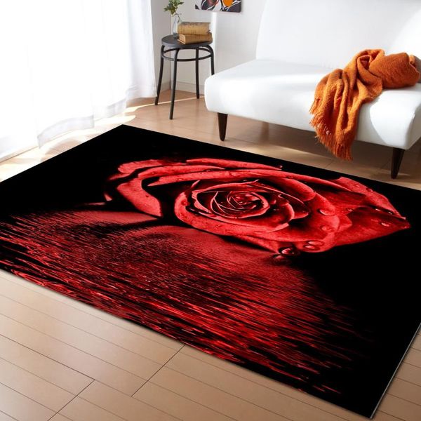black background rose carpets for living room children's carpet bedroom bedside blanket kitchen doormat
black background rose carpets for living room children's carpet bedroom bedside blanket kitchen doormat