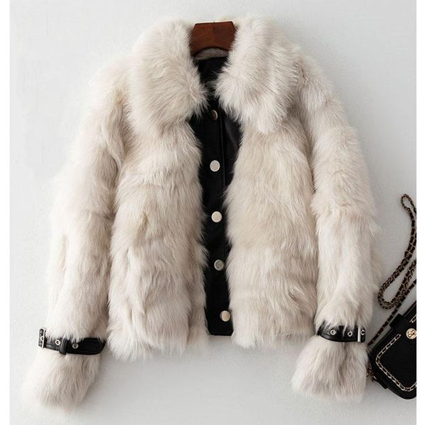 women's fur & faux 2021 women autumn winter coat tuscany short real sheepskin sheep shearing overcoat one jacket, Black
women's fur & faux 2021 women autumn winter coat tuscany short real sheepskin sheep shearing overcoat one jacket, Black