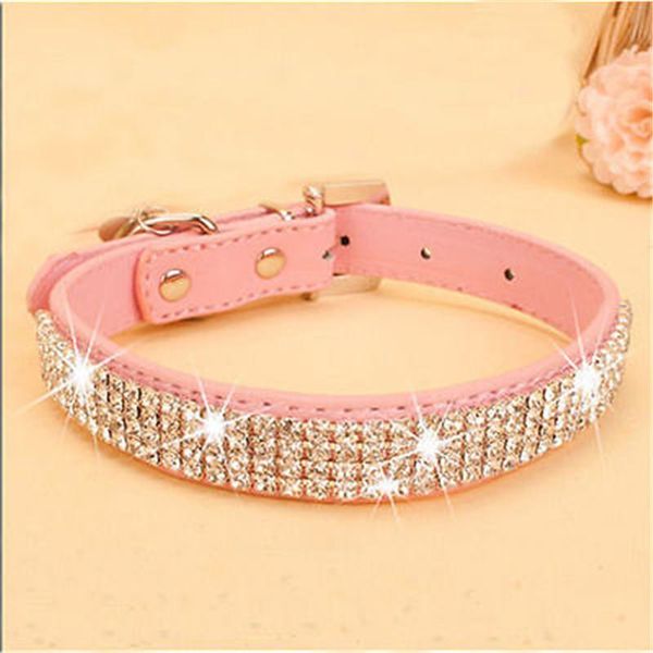 bling rhinestone pu leather crystal diamond puppy collar pet dog collars pink & leashes
bling rhinestone pu leather crystal diamond puppy collar pet dog collars pink & leashes