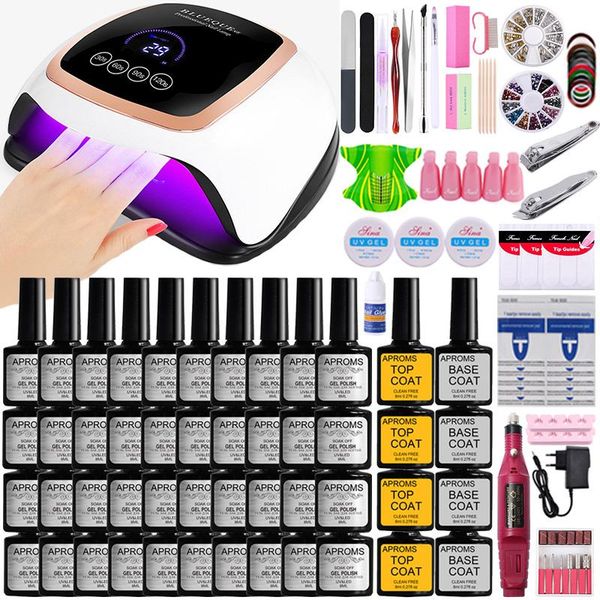 manicure set nail kit gel polish electric drill uv led lamp dryer practice pedicure art kits
manicure set nail kit gel polish electric drill uv led lamp dryer practice pedicure art kits
