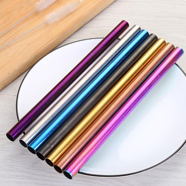 drinking straws 12mm large wide reusable metal smoothie eco-friendly 304 stainless steel boba bubble tea straw for bar accessory
drinking straws 12mm large wide reusable metal smoothie eco-friendly 304 stainless steel boba bubble tea straw for bar accessory