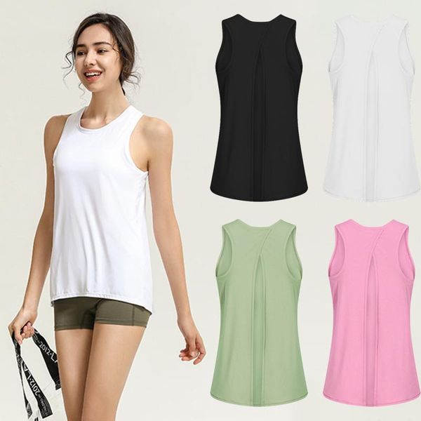 fashion sleeveless yoga t-shirts sports vest women's summer running fitness loose blouse bandage wear comfortable outfit
fashion sleeveless yoga t-shirts sports vest women's summer running fitness loose blouse bandage wear comfortable outfit
