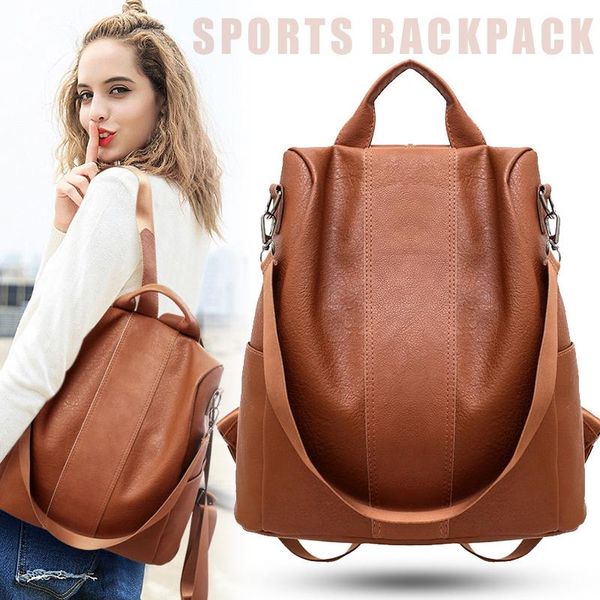 outdoor bags women anti-theft waterproof backpack pu leather large shoulder bag hv99
outdoor bags women anti-theft waterproof backpack pu leather large shoulder bag hv99