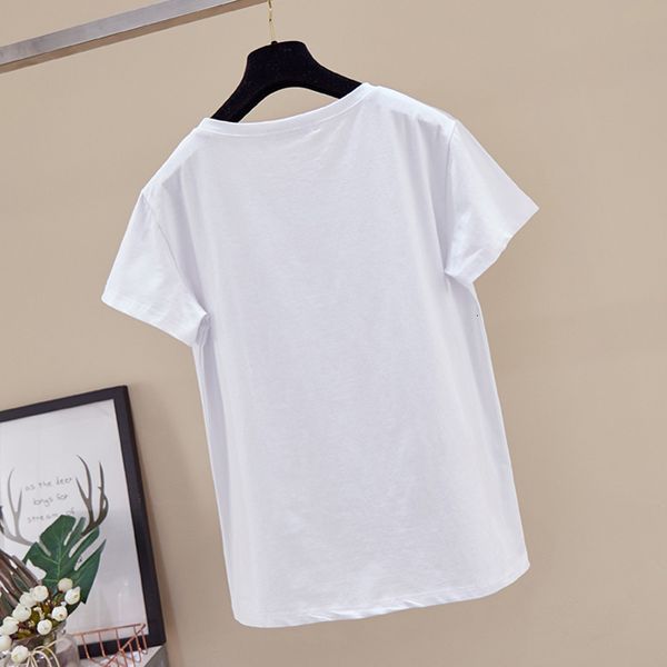 women's t-shirt female short-sleeve t-shirt loose large size 200g summer womens clothing plus fertilizer to increase half-sleeve w0zy, White
women's t-shirt female short-sleeve t-shirt loose large size 200g summer womens clothing plus fertilizer to increase half-sleeve w0zy, White