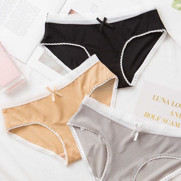briefs panties avocado green acetic acid ice girl silk smooth no trace middle waist cotton women's, Black;white
briefs panties avocado green acetic acid ice girl silk smooth no trace middle waist cotton women's, Black;white