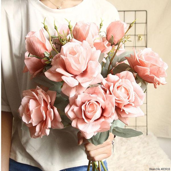 decorative flowers & wreaths big artificial silk rose fake long branch 3 heads wedding home decoration wall backdrop accessorie
decorative flowers & wreaths big artificial silk rose fake long branch 3 heads wedding home decoration wall backdrop accessorie