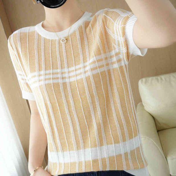 women's t-shirt t-shirt women's summer style 100% wool sweater short-sleeved casual round neck knitted pullover tees 2293, White
women's t-shirt t-shirt women's summer style 100% wool sweater short-sleeved casual round neck knitted pullover tees 2293, White