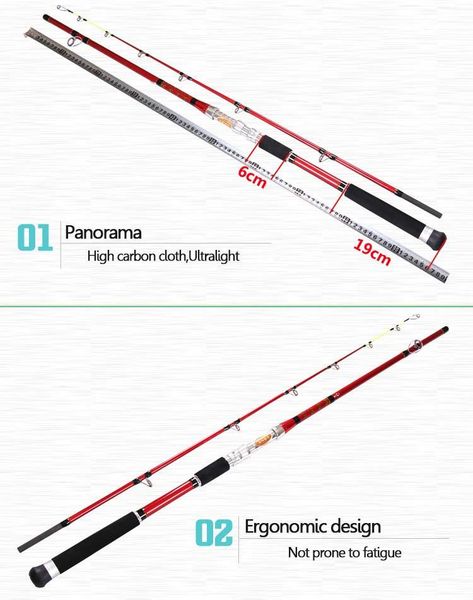 boat fishing rods tideliner jigging trolling rod for big game spinning carbon fiber pole 1.8-2.7m tackle vara de pesca
boat fishing rods tideliner jigging trolling rod for big game spinning carbon fiber pole 1.8-2.7m tackle vara de pesca