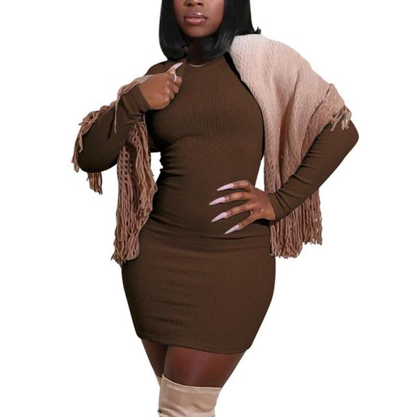 casual dresses women 2021 fashion slim round neck dress long sleeve solid color retro loose atmosphere simple temperament, Black;gray
casual dresses women 2021 fashion slim round neck dress long sleeve solid color retro loose atmosphere simple temperament, Black;gray