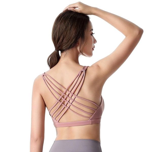 fitness sports bra breathable speed dry cross back yoga running underwear padded blinding outfit
fitness sports bra breathable speed dry cross back yoga running underwear padded blinding outfit