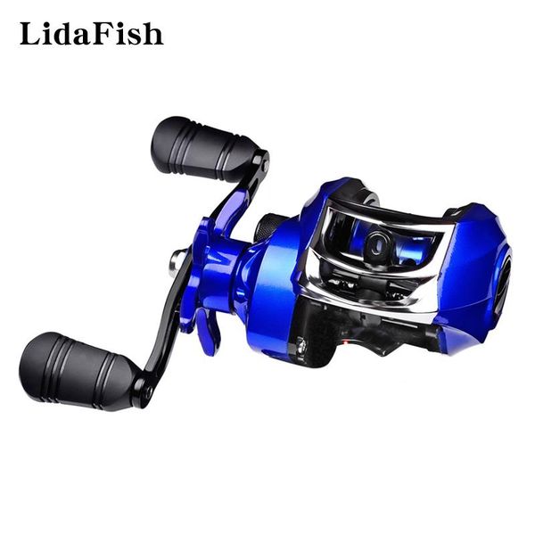 baitcasting reels lidafish brand ultra-light and ultra-smooth 228g fishing reel 7.1:1 gear ratio 10kg max drag cnc spool wheel 
baitcasting reels lidafish brand ultra-light and ultra-smooth 228g fishing reel 7.1:1 gear ratio 10kg max drag cnc spool wheel