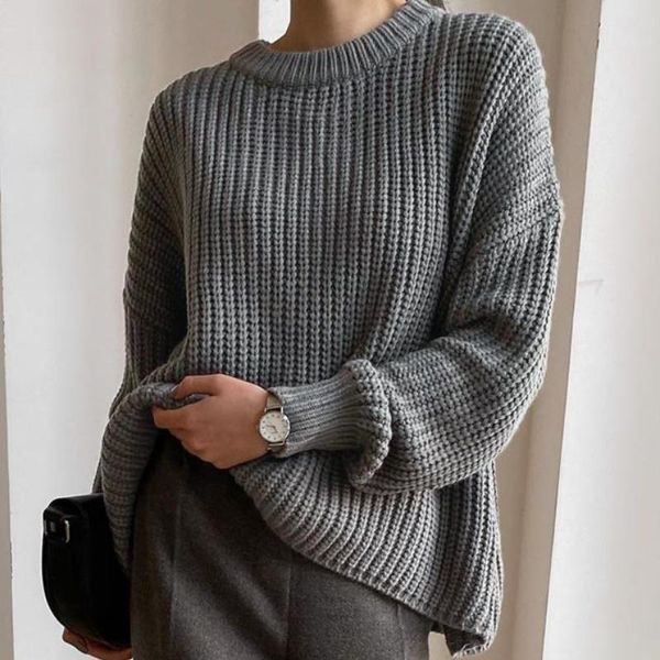 women's sweaters knitted sweater women oversized pullover warm vintage jumper loose winter coat casual long sleeve sueter de mujer, White;black
women's sweaters knitted sweater women oversized pullover warm vintage jumper loose winter coat casual long sleeve sueter de mujer, White;black