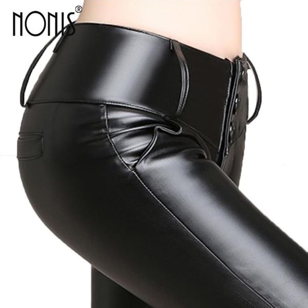 women's pants & capris nonis women pu leather pencil black high waist stretch ladies leggings female long trousers velvet and no, Black;white
women's pants & capris nonis women pu leather pencil black high waist stretch ladies leggings female long trousers velvet and no, Black;white