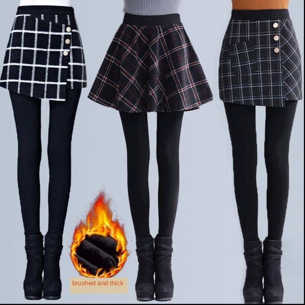 winter tartan skirt fake two womens leggings piece outer wear black stirrup trousers thin high waist culottes fleece thickening
winter tartan skirt fake two womens leggings piece outer wear black stirrup trousers thin high waist culottes fleece thickening