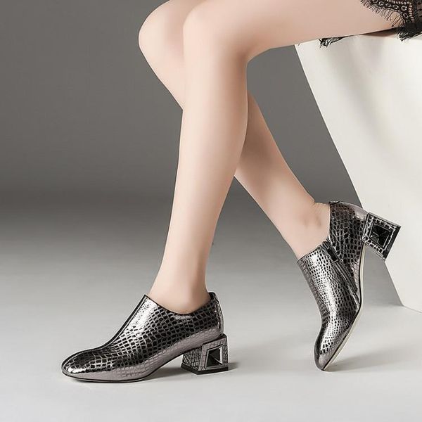 genuine leather shoes women high heels big size 33-43 fashion womens pumps deep mouth thick heel dress wedding, Black
genuine leather shoes women high heels big size 33-43 fashion womens pumps deep mouth thick heel dress wedding, Black
