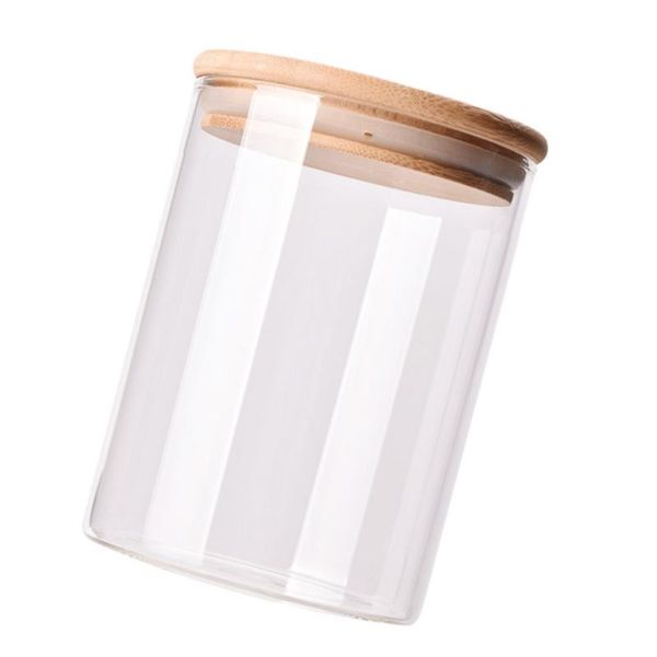 storage bottles & jars 1pc high borosilicate glass jar sealed transparent food container with bamboo cover for (450ml)
storage bottles & jars 1pc high borosilicate glass jar sealed transparent food container with bamboo cover for (450ml)
