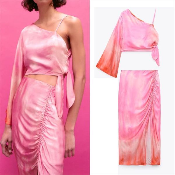 summer draped tie dye women skirt za fashion high waist ruched sides slit midi skirts chic hidden zip vintage, Black
summer draped tie dye women skirt za fashion high waist ruched sides slit midi skirts chic hidden zip vintage, Black