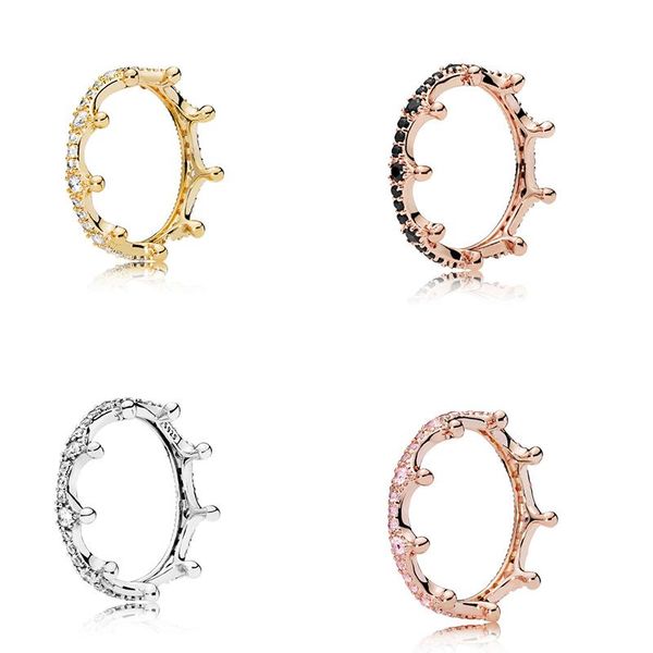 cluster rings lidu 100%925 silver exquisite crown ring multi-color gift for friends mail manufacturer wholesale, Golden;silver
cluster rings lidu 100%925 silver exquisite crown ring multi-color gift for friends mail manufacturer wholesale, Golden;silver