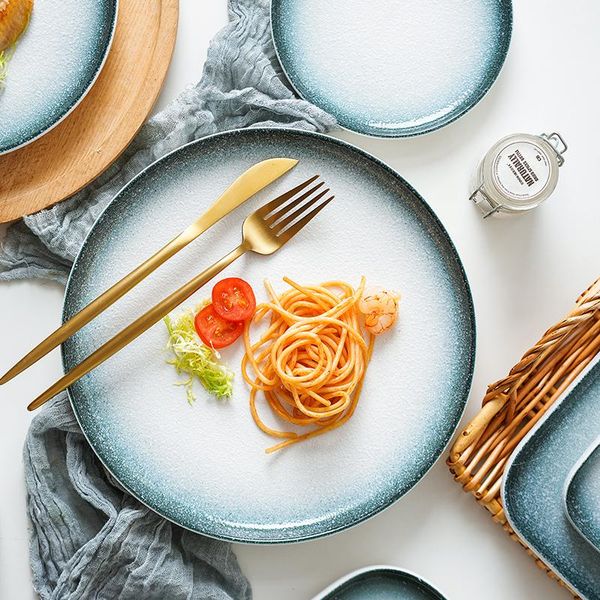 steak plate enamel plates bowls dish household dinner set ceramic european-style nordic western tableware pasta dishes &
steak plate enamel plates bowls dish household dinner set ceramic european-style nordic western tableware pasta dishes &