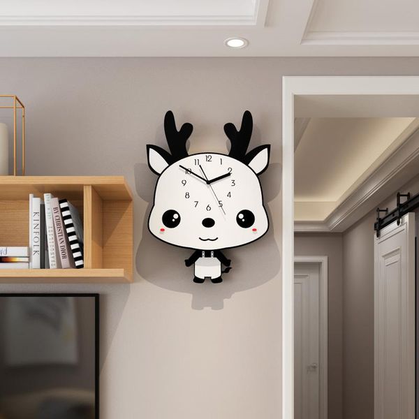 wall clocks cute elk anime silent acrylic large decorative clock modern design living room home decoration watch sticker
wall clocks cute elk anime silent acrylic large decorative clock modern design living room home decoration watch sticker