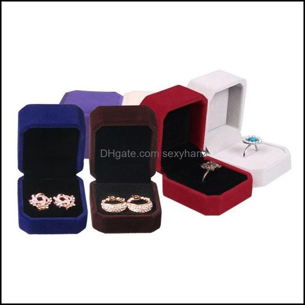 packaging & jewelry pouches, bags 8 colors fashion black red purple grey coffee square veet earring ring necklace package display case box d, Pink;blue
packaging & jewelry pouches, bags 8 colors fashion black red purple grey coffee square veet earring ring necklace package display case box d, Pink;blue
