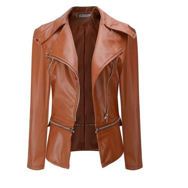 women's leather & faux women jackets pockets girls black jacket gothic plus size casual turn-down collar caot
women's leather & faux women jackets pockets girls black jacket gothic plus size casual turn-down collar caot