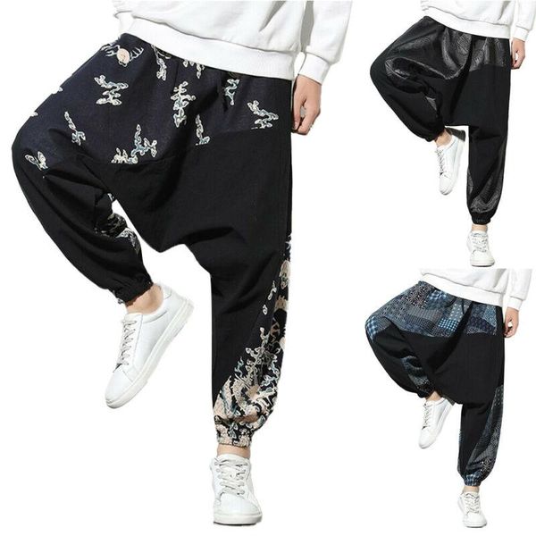 men's pants mens casual trousers oversized hippie harem boho ali baba baggy bottoms, Black
men's pants mens casual trousers oversized hippie harem boho ali baba baggy bottoms, Black