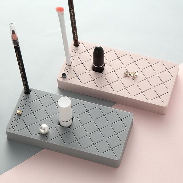 bathroom storage & organization multi-grid silicone lipstick holder desk cosmetics brush box eyebrow pencil tray
bathroom storage & organization multi-grid silicone lipstick holder desk cosmetics brush box eyebrow pencil tray