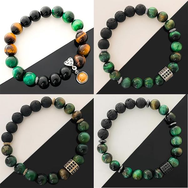 beaded, strands simple classic natural stone bracelets for women green retro tiger eye men's bracelet couple jewelry party holiday gift, Black
beaded, strands simple classic natural stone bracelets for women green retro tiger eye men's bracelet couple jewelry party holiday gift, Black
