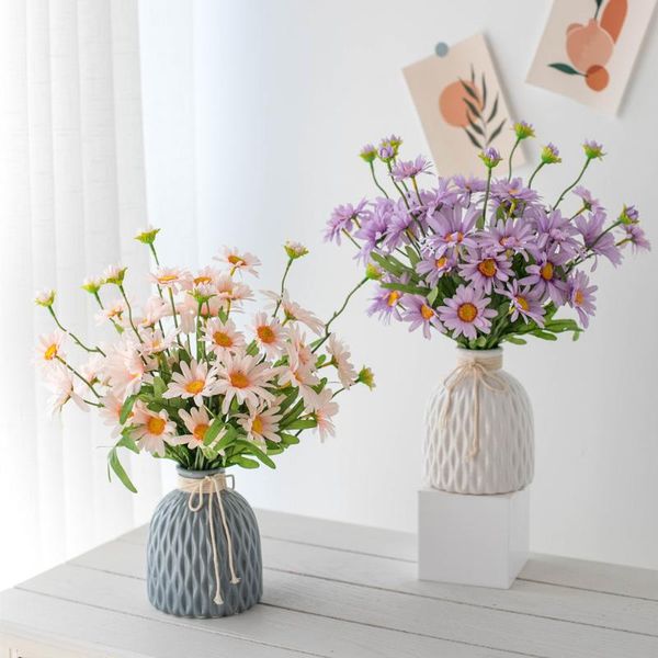 decorative flowers & wreaths artificial with vase fake daisy wedding floral decor bouquet for home garden silk flower
decorative flowers & wreaths artificial with vase fake daisy wedding floral decor bouquet for home garden silk flower