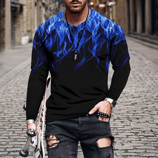 men's t-shirts malet shirt streetwear flame print man tee casual slim long sleeved for men camiseta hombre s-5xl, White;black
men's t-shirts malet shirt streetwear flame print man tee casual slim long sleeved for men camiseta hombre s-5xl, White;black