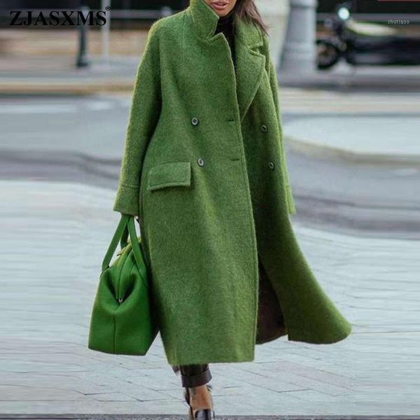women's wool & blends elegant office lady 2021 autumn turn-down collar double breasted long cardigan winter sleeve warm women outwear, Black
women's wool & blends elegant office lady 2021 autumn turn-down collar double breasted long cardigan winter sleeve warm women outwear, Black