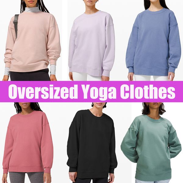 solid yoga outfits clothes perfect oversized lu- 83 autumn womens designers hoodies sweater sports round long sleeve casual loose training s, White;red
solid yoga outfits clothes perfect oversized lu- 83 autumn womens designers hoodies sweater sports round long sleeve casual loose training s, White;red