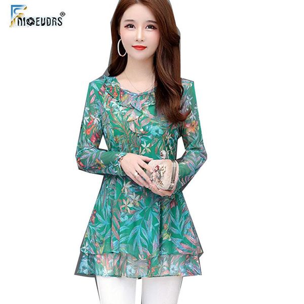 female tunic belly long sleeve autumn design basic elegant office lady ruffled pink green floral chiffon shirt blouse a714 women's blo, White
female tunic belly long sleeve autumn design basic elegant office lady ruffled pink green floral chiffon shirt blouse a714 women's blo, White