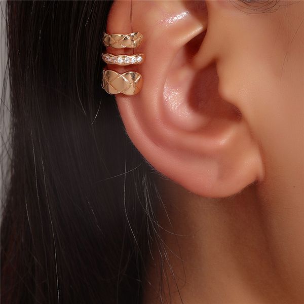 multi layer c-shaped ear cuff korean rhombus hollow crystal earring clip women copper punk party no hole earrings jewelry accessories wholes, Silver
multi layer c-shaped ear cuff korean rhombus hollow crystal earring clip women copper punk party no hole earrings jewelry accessories wholes, Silver