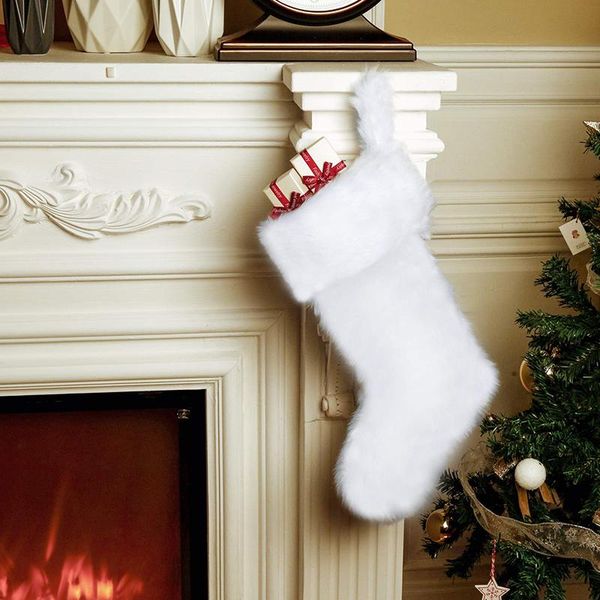 christmas decorations stocking large xmas gift bags fireplace decoration white plush socks year candy holder party decor
christmas decorations stocking large xmas gift bags fireplace decoration white plush socks year candy holder party decor