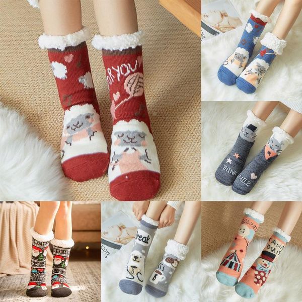 sports socks women girls christmas soft plush fluffy thicken warm female winter fur fleece lined slipper, Black
sports socks women girls christmas soft plush fluffy thicken warm female winter fur fleece lined slipper, Black