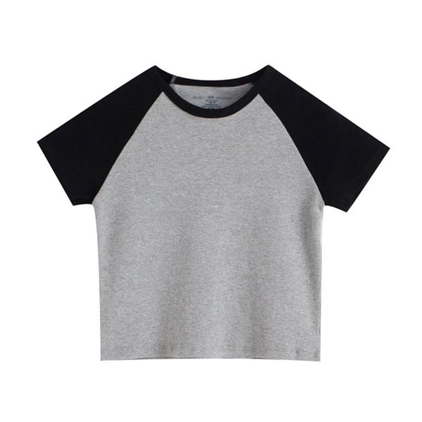 women's knits & tees slim girls patchwork knitted tshirts 2021 summer fashion ladies vintage ribbed short casual female chic, White
women's knits & tees slim girls patchwork knitted tshirts 2021 summer fashion ladies vintage ribbed short casual female chic, White