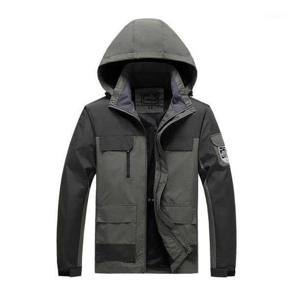 men's jackets casual hooded jacket men spring waterproof military hiking outerwear zipper thin windbreaker coat male, Black;brown
men's jackets casual hooded jacket men spring waterproof military hiking outerwear zipper thin windbreaker coat male, Black;brown
