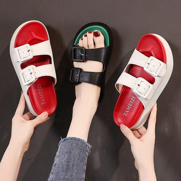 shoes woman's slippers med slides platform fashion shale female beach 2021 flat luxury sabot basic rubber pu, Black
shoes woman's slippers med slides platform fashion shale female beach 2021 flat luxury sabot basic rubber pu, Black