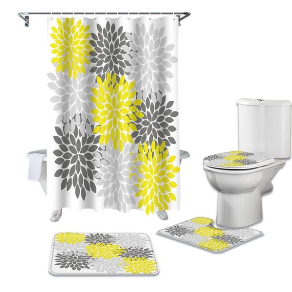 shower curtains dahlia grey and yellow bathroom curtain set bath mat sets with hooks non-slip pedestal rug toilet cover
shower curtains dahlia grey and yellow bathroom curtain set bath mat sets with hooks non-slip pedestal rug toilet cover