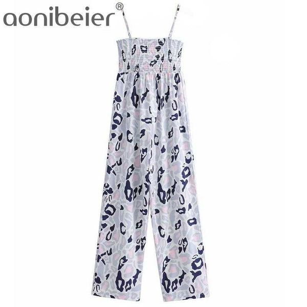 leopard print summer women rompers sleeveless spaghetti strap high waist jumpsuit shirred body wide leg 210604, Black;white
leopard print summer women rompers sleeveless spaghetti strap high waist jumpsuit shirred body wide leg 210604, Black;white